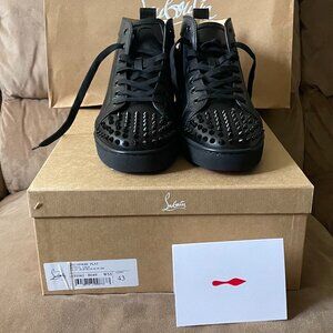 Black Christian Louboutin Lou Spikes – (Size 43) Bold Luxury in Every Step
